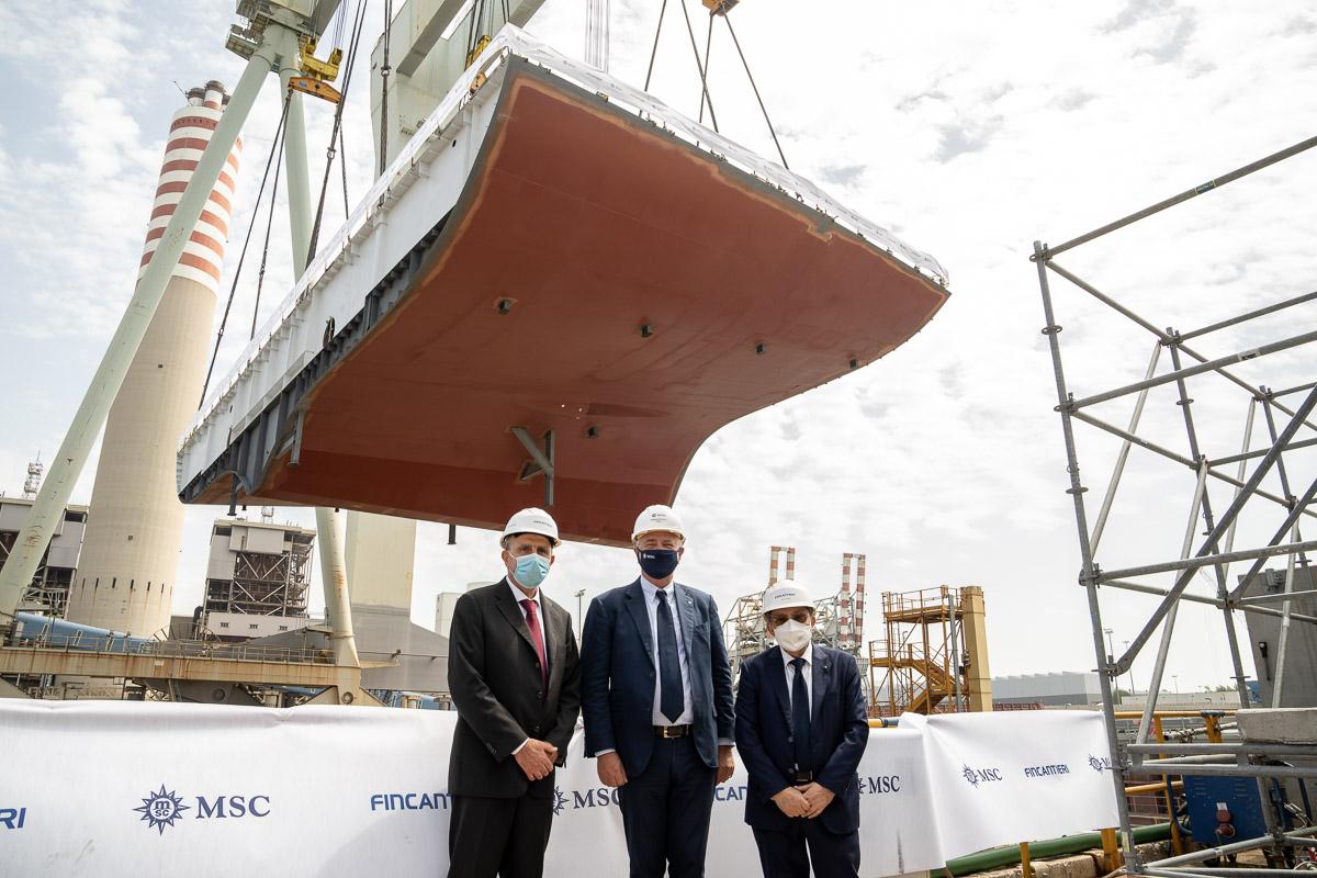 Immagine per Monfalcone, Coin Ceremony alla Fincantieri per la prossima ammiraglia Msc